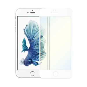 protège ecran verre trempe anti lumiere bleue apple iphone 6 blanc