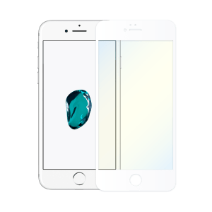 protège ecran verre trempe anti lumiere bleue apple iphone 7 blanc